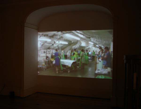 David Cotterrell Green Room video 2008 installation